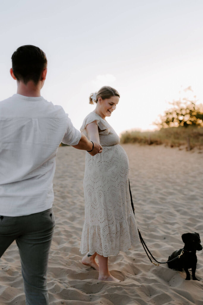 Paar Schwangerschaft Shooting